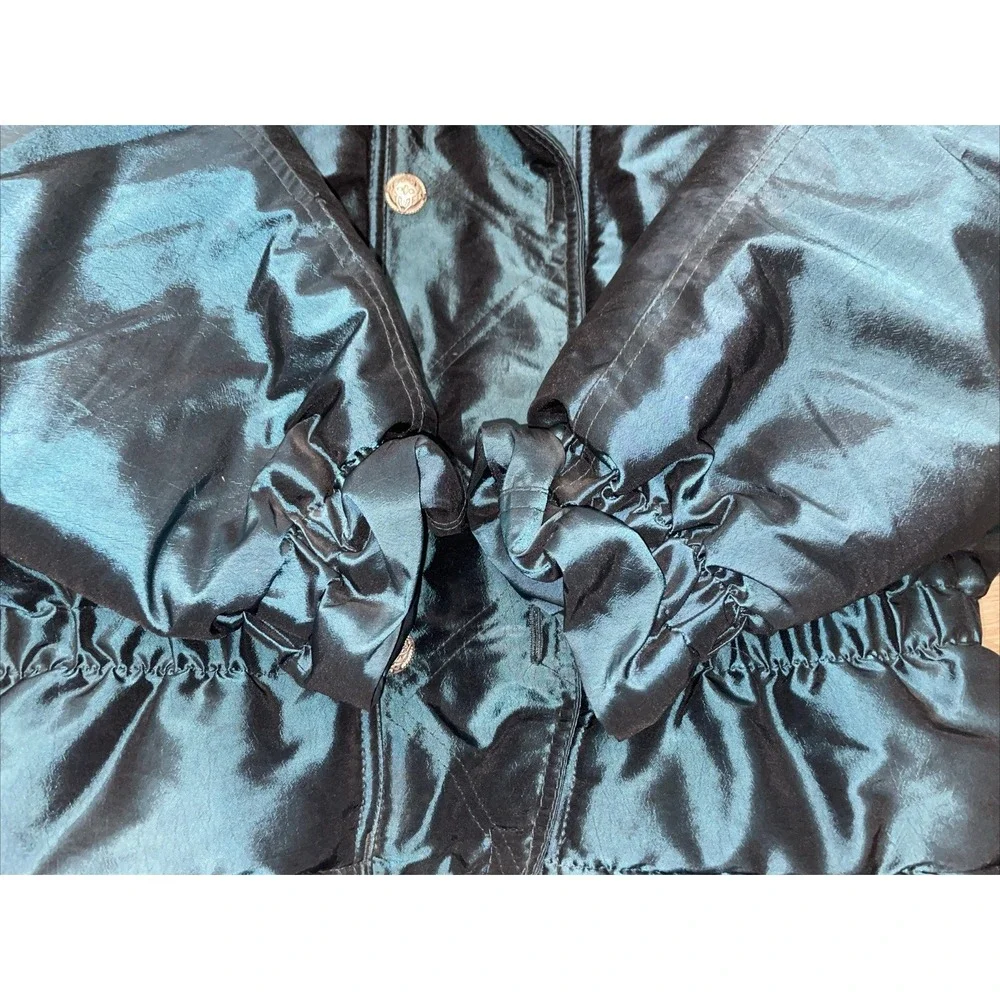 Vintage Expressions Contemporary Apparel‎ Girls 14 Winter Jacket Teal Zebra